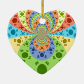 Zuid-Koreaanse vlag geïnspireerde Abstracte kunstp Keramisch Ornament (Voorkant)