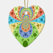 Zuid-Koreaanse vlag geïnspireerde Abstracte kunstp Keramisch Ornament (Links)