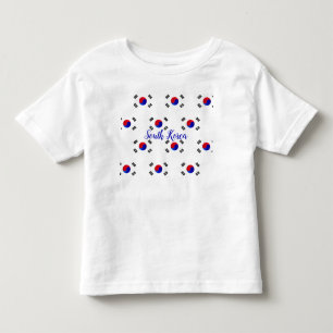 Zuid-Koreaanse vlag gevatterd Kinder Shirts