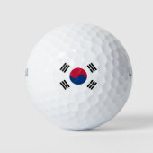 Zuid-Koreaanse vlag Golfballen (Voorkant)