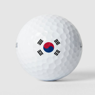 Zuid-Koreaanse vlag Golfballen