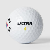 Zuid-Koreaanse vlag Golfballen (Logo)