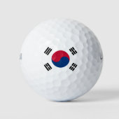 Zuid-Koreaanse vlag Golfballen (Voorkant)