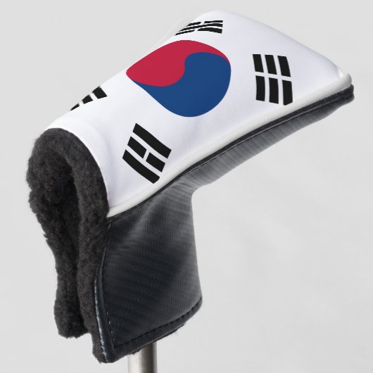 Zuid-Koreaanse vlag Golfheadcover (3/4 voorkant)