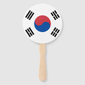 Zuid-Koreaanse vlag Handwaaier (Voorkant)