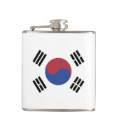 Zuid-Koreaanse vlag Heupfles (Voorkant)