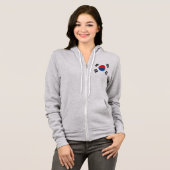Zuid-Koreaanse vlag Hoodie (Voorkant volledig)