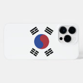 Zuid-Koreaanse vlag iPhone Hoesje (Achterkant horizontaal)