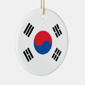 Zuid-Koreaanse vlag Keramisch Ornament (Rechts)