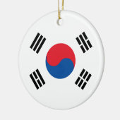 Zuid-Koreaanse vlag Keramisch Ornament (Links)