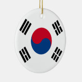 Zuid-Koreaanse vlag Keramisch Ornament (Rechts)