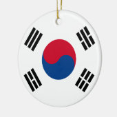 Zuid-Koreaanse vlag Keramisch Ornament (Links)