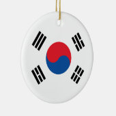 Zuid-Koreaanse vlag Keramisch Ornament (Rechts)
