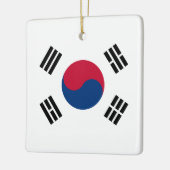 Zuid-Koreaanse vlag Keramisch Ornament (Links)