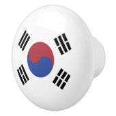 Zuid-Koreaanse vlag Keramische Knop (Rechts)
