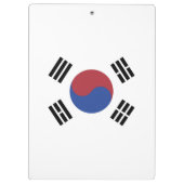 Zuid-Koreaanse vlag Klembord (Achterkant)