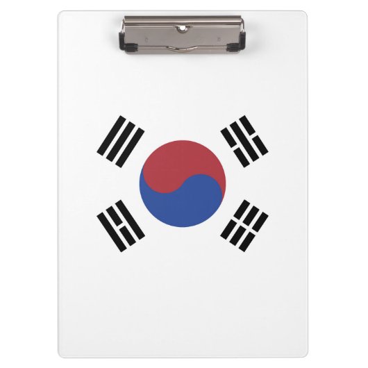 Zuid-Koreaanse vlag Klembord (Voorkant)