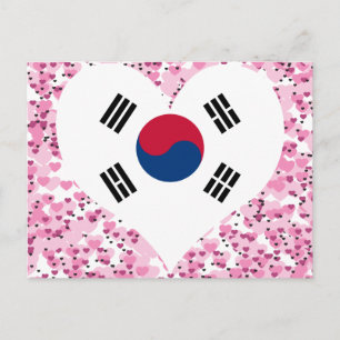 Zuid-Koreaanse vlag kopen Briefkaart