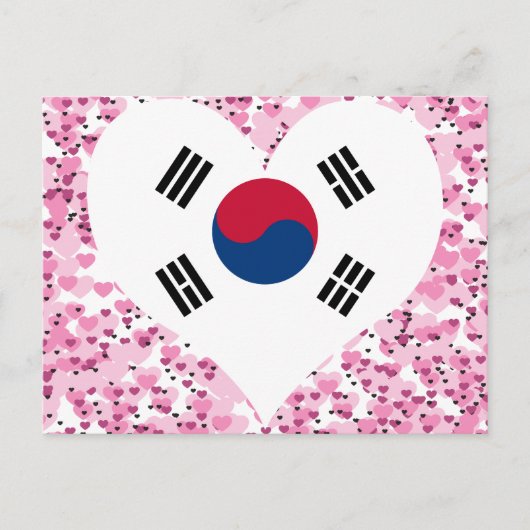 Zuid-Koreaanse vlag kopen Briefkaart (Voorkant)