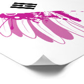 Zuid-Koreaanse vlag kopen Poster (Hoek)