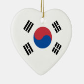 Zuid-Koreaanse vlag - Korea - Taegeukgi - 대 민 국 의  Keramisch Ornament (Rechts)