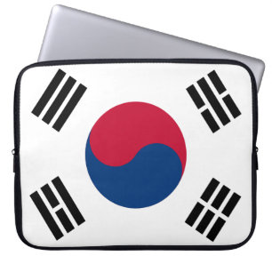 Zuid-Koreaanse vlag Laptop Sleeve