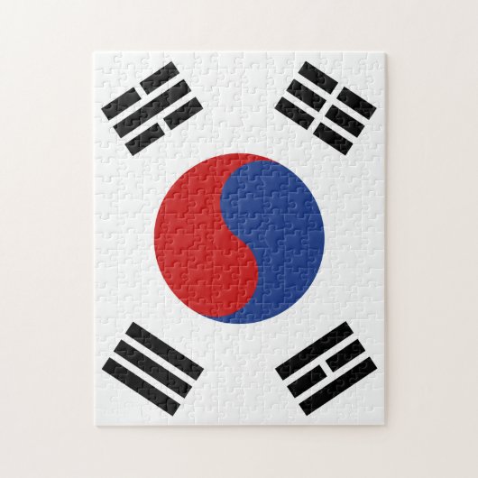Zuid-Koreaanse vlag Legpuzzel (Verticaal)