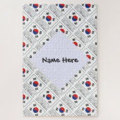 Zuid-Koreaanse vlag Legpuzzel (Verticaal)