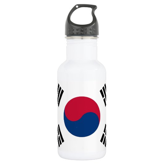 Zuid-Koreaanse vlag Liberty Bottle Waterfles (Voorkant)