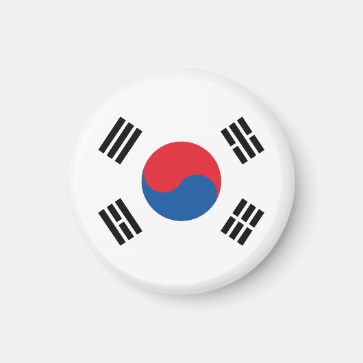 Zuid-Koreaanse vlag Magneet (Voorkant)