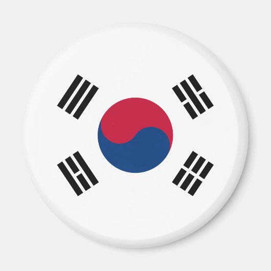 Zuid-Koreaanse vlag Magneet (Voorkant)