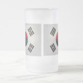 Zuid-Koreaanse vlag; Matglas Bierpul (Center)