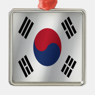 Zuid-Koreaanse vlag Metalen Ornament