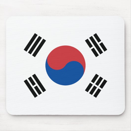 Zuid-Koreaanse vlag Muismat (Voorkant)