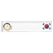 Zuid-Koreaanse vlag Naambordje (Voorkant)