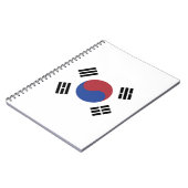 Zuid-Koreaanse vlag Notitieboek (Linkerzijde)