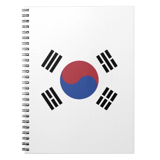 Zuid-Koreaanse vlag Notitieboek (Voorkant)