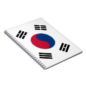 Zuid-Koreaanse vlag Notitieboek (Rechterzijde)