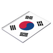 Zuid-Koreaanse vlag Notitieboek (Linkerzijde)