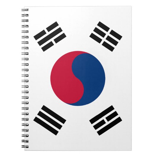 Zuid-Koreaanse vlag Notitieboek (Voorkant)