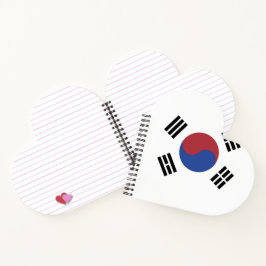 Zuid-Koreaanse vlag Notitieboek