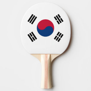 Zuid-Koreaanse vlag pingpong paddle voor tabletenn Tafeltennisbatje