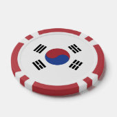 Zuid-Koreaanse vlag Poker Chips (Enkel)