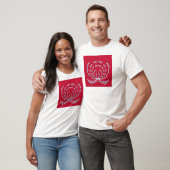 Zuid-Koreaanse vlag Polka Dots: een bloemige twist T-shirt (Unisex)