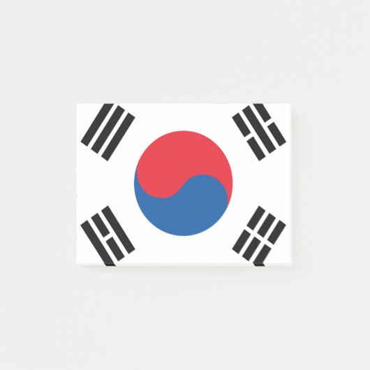 Zuid-Koreaanse vlag Post-it® Notes (Voorkant)