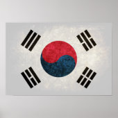 Zuid-Koreaanse vlag Poster (Voorkant)