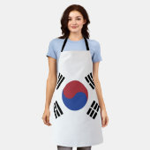Zuid-Koreaanse vlag Schort (Gedragen)