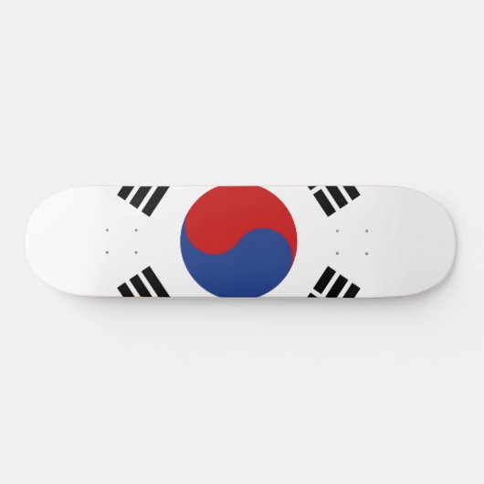 Zuid-Koreaanse vlag Skateboard (Horizontaal)