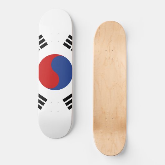 Zuid-Koreaanse vlag Skateboard (Voorkant)