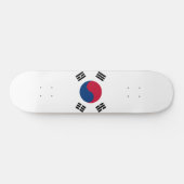 Zuid-Koreaanse vlag Skateboard (Horizontaal)